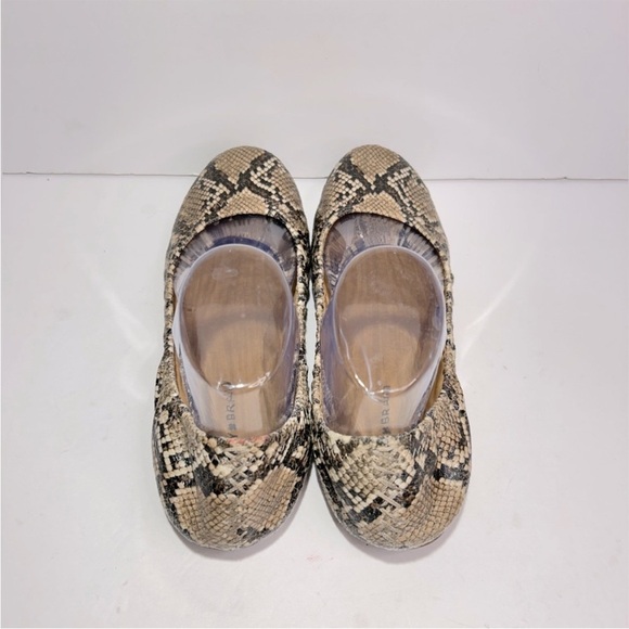 NEW Lucky Brand Erin Ballet Flats Shoes Snakeskin Animal Print Slip On Size 9.5‎ - Picture 4 of 8